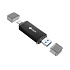 Čítačka kariet C-tech UCR-02-AL, USB 3.0 TYPE A/ TYPE C, SD/micro SD