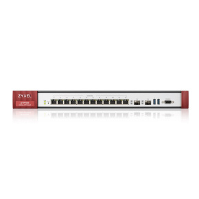 Zyxel ATP700, 12 Gigabit user-definable ports, 2*SFP, 2* USB with 1 Yr Bundle