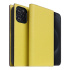 SLG Design puzdro D8 Neon Full Grain Leather Diary pre iPhone 15 Pro Max - Lemon