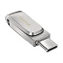 SanDisk Ultra Dual Drive Luxe/1TB/USB 3.1/USB-A + USB-C/Strieborná