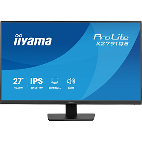 27" iiyama X2791QS-B1: IPS, QHD, HDMI, DP 27" iiyama X2791QS-B1: IPS, QHD, HDMI, DP