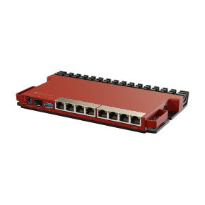 MIKROTIK RouterBOARD L009UiGS-RM + L5 (800MHz; 512MB RAM, 8xGLAN, 1xSFP 2,5Gbps, USB,  rack, zdroj)