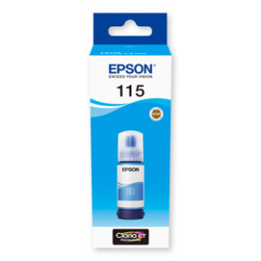 kazeta EPSON ecoTANK 115 Cyan pigment (6200 str.) (C13T07D24A)