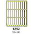 etikety RAYFILM 10x46 biele ručne popisovateľné R0009SF02G (10 list.)