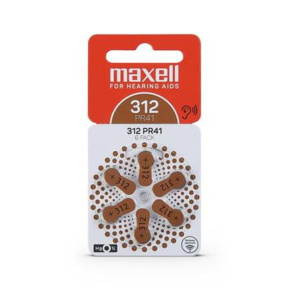 Batérie Maxell PR41/312 6ks Blister (sluch) Batérie Maxell PR41/312 6ks Blister (sluch)