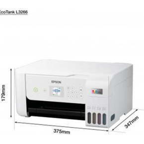MFP "ecoTANK" ITS farebné atramentové EPSON L3266, A4, USB, WiFi, iPrint, LCD
