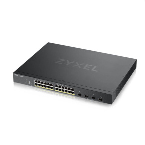 Zyxel XGS1930-28HP, 28 Port Smart Managed PoE Switch, 24x Gigabit PoE and 4x 10G SFP+, hybird mode, 375 Watt PoE