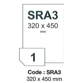 etikety RAYFILM 320x450 transparentné papierové laser SRA3 R0167SRA3A (100 list./SRA3)