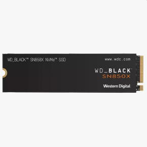 WD Black SN850X SSD 2TB M.2 NVMe Gen4 7300/6600 MBps