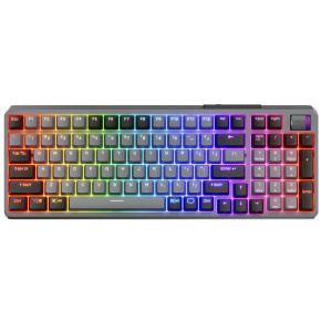 COOLER MASTER Gaming keyboard MK770, Kailh Box V2, wired USB/wireless, CZ, Space Gray