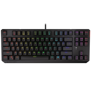 ENDORFY gaming keyboard Thock TKL Kailh RD RGB /USB/ red sw. / wired / mechanical / US layout / black RGB