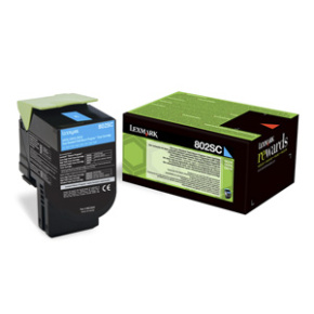 Toner Lexmark CX310/CX410/CX510 802C CYAN (1000 str.) (80C20C0)