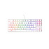 Genesis tichá herná klávesnica THOR 303/TKL/RGB/Outemu Peach Silent/Drôtová USB/US layout/Biela
