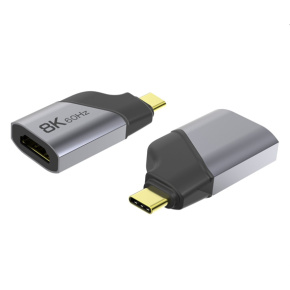 PremiumCord Adapter USB-C to HDMI 8K @ 60Hz, 4K@144Hz Aluminium