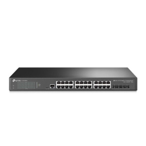 tp-link TL-SG3428X, 24-Port Gigabit L2+ Managed Switch with 4 10GE SFP+ Slots