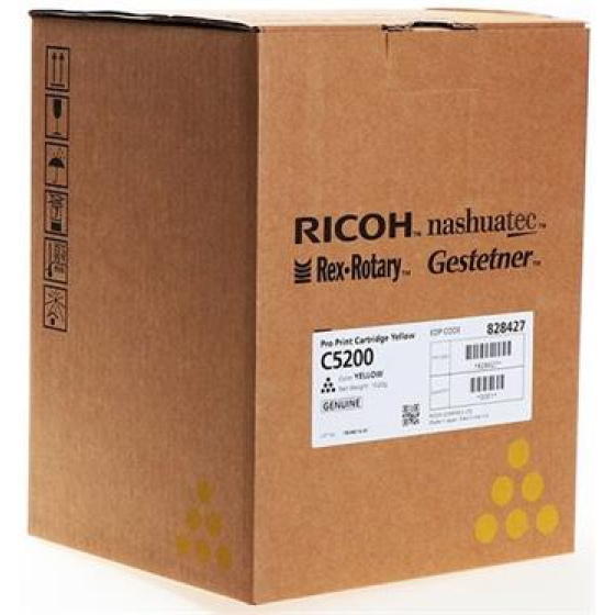 toner RICOH Typ C5200 Yellow Pro C5120/C5200/C5210 828427