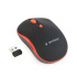 Mouse GEMBIRD MUSW-4B-03-R, black-red, wireless, USB nano receiver