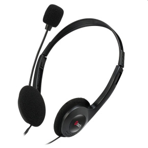 Headphones C-TECH MHS-03E, black