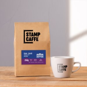 Káva Stamp Caffé - San José; Odrodová káva - Kostarika zrnková 1kg