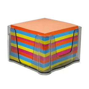 Poznámková kocka 9X9X6,5 v PVC zásobníku Poznámková kocka 9X9X6,5 v PVC zásobníku