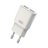 nabíjačka XO L92 2USB/2A/12W biela