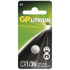 Batery GP Lithium CR1/3N 3V (DL1/3N, 2L76)  (1pc)