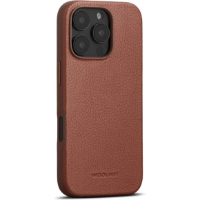 Woolnut Leather Case for iPhone 16 Pro Max - Cognac