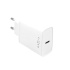 FIXED Sieťová nabíjačka s USB-C výstupom a podporou PD, 20W, biela