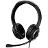 Sandberg PC slúchadlá USB Chat Headset s mikrofónom, čierna