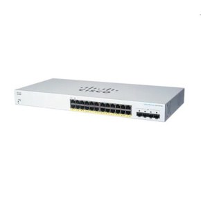 Cisco switch CBS220-24FP-4G (24xGbE,4xSFP,24xPoE+,382W) - REFRESH