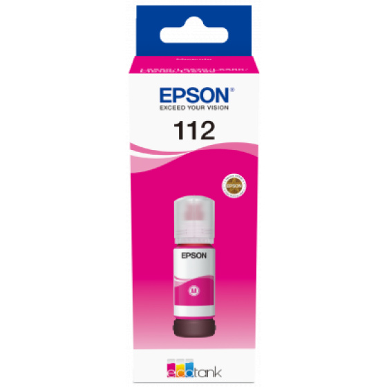 kazeta EPSON ecoTANK 112 Magenta pigment (6000 str.) (C13T06C34A)