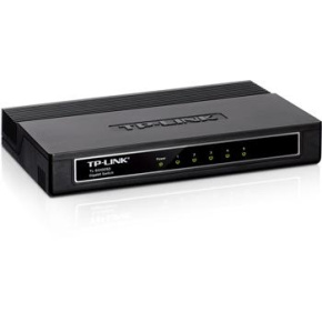 Mini Desktop Gigabit Switch TP-LINK TL-SG1005D 5-port 10/100/10000M, 5x 10/100/1000M RJ45 ports, Plastic case