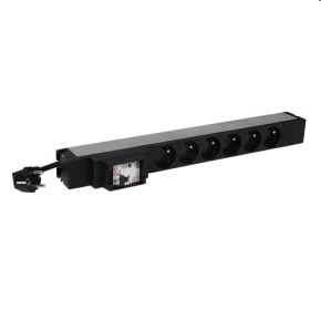 Legrand   napájecí blok PDU do racku 6x 230V s proudovou ochranou 1U  