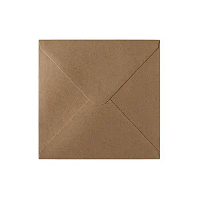 Obálky 160x160mm O Kraft 120g BK/10ks prírodná