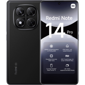 Xiaomi Redmi Note 14 Pro 5G 8/256GB 6,67" Dual SIM Midnight Black