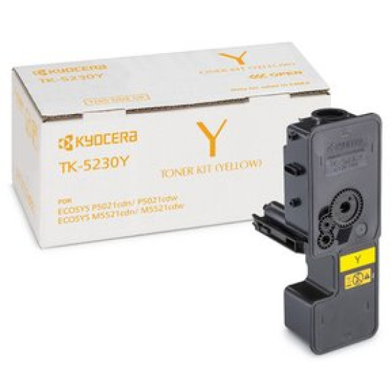 toner KYOCERA TK-5230Y Yellow Ecosys P5021cdn/P5021cdw/M5521cdn/M5521cdw (2200 str.) (1T02R9ANL0)