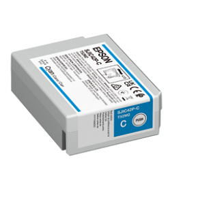 kazeta EPSON SJIC42P-C ColorWorks C4000e Cyan (50ml)