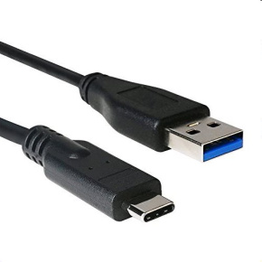 Cable C-TECH USB 3.0 AM to Type-C cable (AM/CM), 1m, black