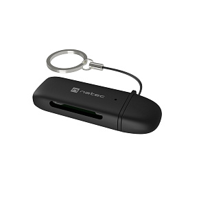 Čítačka kariet Natec SCARAB C SD/MICRO SD USB 3.2 GEN 1, Čierna Čítačka kariet Natec SCARAB C SD/MICRO SD USB 3.2 GEN 1, Čierna