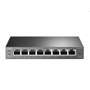 tp-link TL-SG108PE, 8 port Gigabit Easy Smart Switch, 8x 10/100/1000M RJ45 ports,  4x PoE+ 55W, IGMP, MTU, Tag-Based, VL