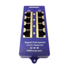 POE-PAN4-GB 4port shielded gigabit PoE panel