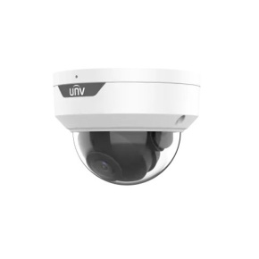 UNIVIEW IP kamera 3840x2160 (8 Mpix), až 20 sn/s, H.265, obj. 4 mm (83,1°), PoE, Mic, IR 30m, WDR 120dB