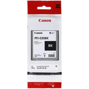 kazeta CANON PFI-030BK black iPF TA-20/TA-30, TM-240/340 (55 ml)