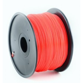 ABS plastic filament for 3D printers, 1.75 mm diameter, red
