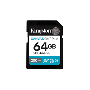 Kingston Canvas Go Plus/SDXC/64GB/UHS-I U3 / Class 10