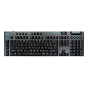 Logitech G915 X LIGHTSPEED Low-Profile Wireless Gaming Keyboard , BLACK, US, clicky