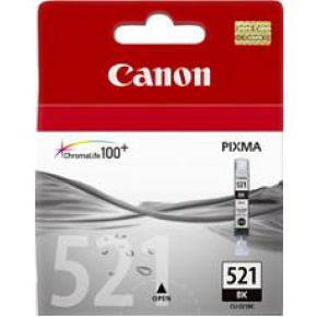 kazeta CANON CLI-521BK black MP 540/620/630/980, iP 3600/4600 (2933B001)