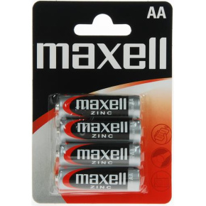 Batérie Maxell Zinc AA 4ks Blister