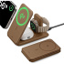 ESR Qi2 3-in-1 Travel Wireless Charging Set - Brown