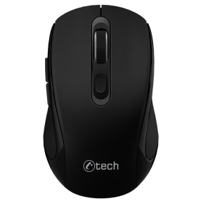 Mouse C-TECH WLM-12 Dual mode, wireless, BT5.0 + 2.4GHz, 1600DPI, 6 buttons, USB nano receiver, black